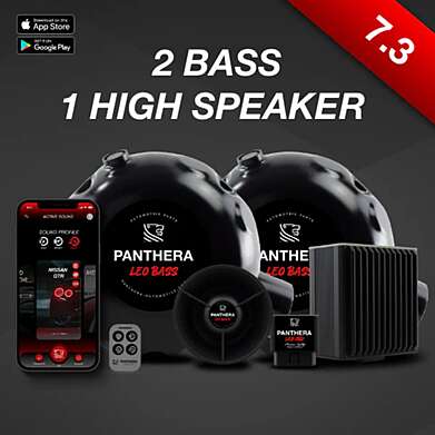 PANTHERA LEO ACTIVE SOUND 2 BASS SPEAKER + 1 HIGH SPEAKER 