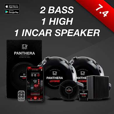 PANTHERA LEO ACTIVE SOUND 2 BASS SPEAKER + 1 HIGH SPEAKER + INCAR SPEAKER