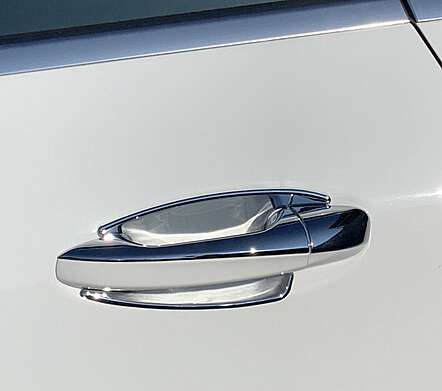Door handle trims chrome IDFR 1-MB174-05C for Mercedes Benz C238 E-Coupe 2017-2021
