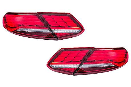 Full LED Taillights suitable for Mercedes C-Class A205 Cabrio C205 Coupe (2016-2023) Dynamic Sequential Turning Light
