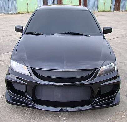 Front bumper Mitsubishi Lancer IX in the style of INGS Extreem 2003-2009