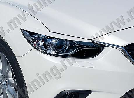 Eyelids on headlights var №1 MV-Tuning Mazda 6 / Atenza GJ 2012-2018