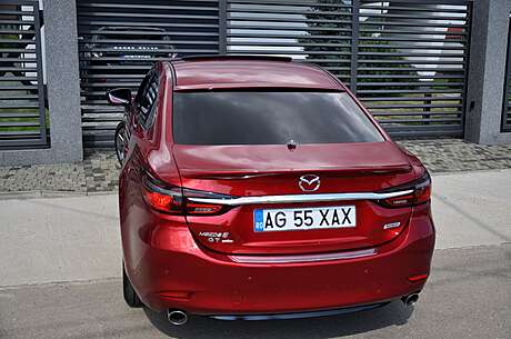 Rear window visor paintable MV-Tuning for Mazda 6 / Atenza GJ / GL 2012-2023