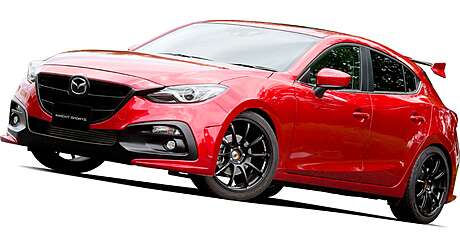 Aerodynamic Kit Knight Sports for Mazda 3 BM (Original, Japan)