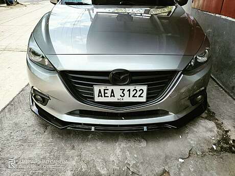 Eyelids on headlights var №2 Mazda 3 (2013-2016) (for standard headlights, not suitable for models with adaptive headlights)