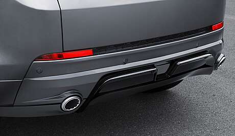 Rear bumper cover with muffler nozzles Startech LC-400-00 for Land Rover Discovery Sport (original, Germany)