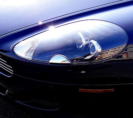 Headlight washer pads chrome IDFR 1-AM001-06C for Aston Martin DB9 2003-2008