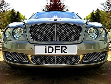 Front Bumper Grille Chrome IDFR 1-BT611-10C for Bentley Continental Flying Spur 2005-2009