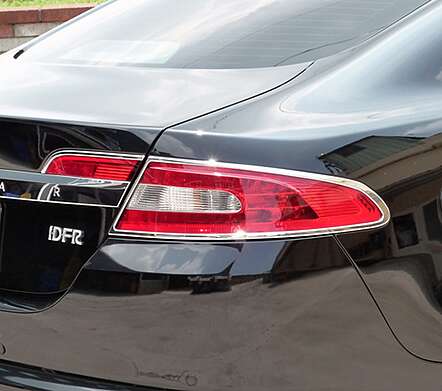 Rear light covers chrome IDFR 1-JR813-02C for Jaguar XF 2008-2011