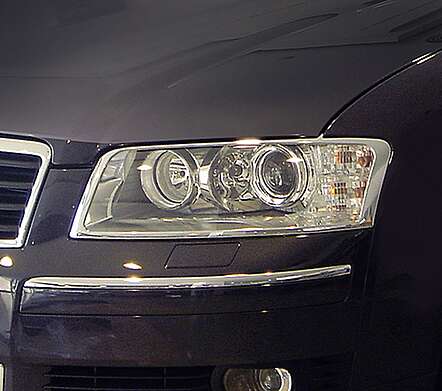 Chrome Headlights Trims IDFR 1-AD231-01C Audi A8 2004-2008