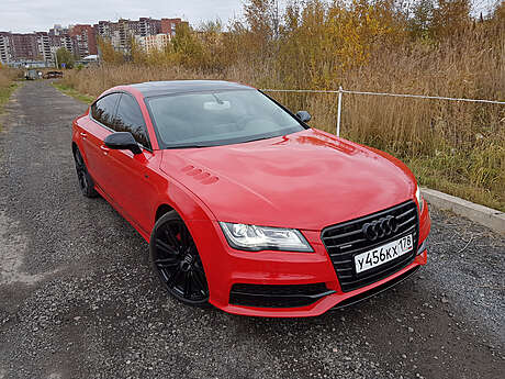 Hood tuned iNDiGOFX for Audi A7 S7 dorestyle and restyling