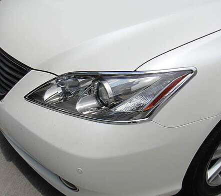 Chrome headlight covers IDFR 1-LS052-01C for Lexus ES350 2006-2009