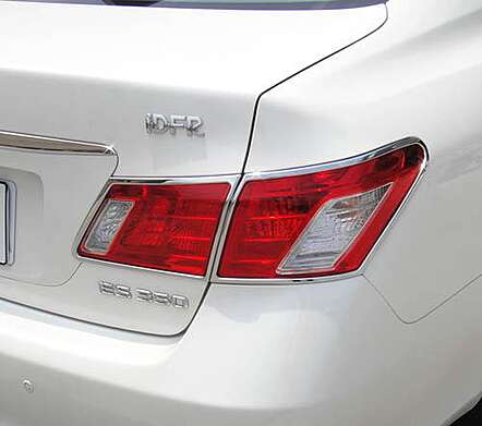 Rear light covers chrome IDFR 1-LS052-02C for Lexus ES350 2006-2009