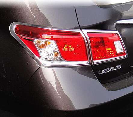 Rear light covers chrome IDFR 1-LS053-02C for Lexus ES350 2009-2012
