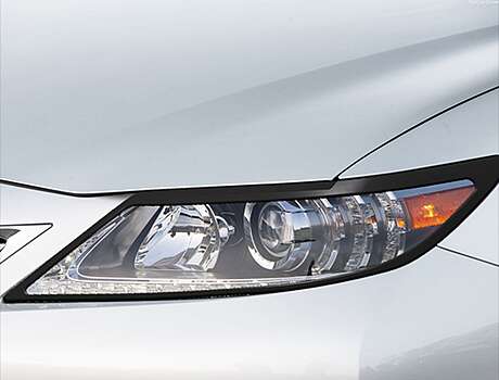 Headlight covers black IDFR 1-LS054-01BK for Lexus ES350 2013-2015