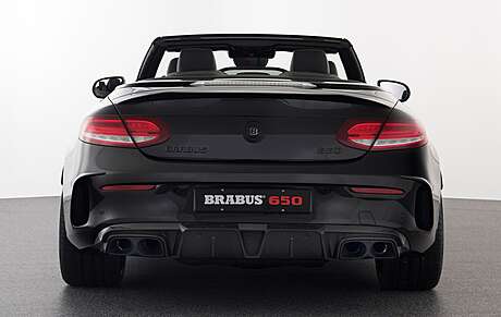 Silencer with nozzles (for C63 AMG) Brabus for Mercedes C Coupe (C205) (original, Germany)