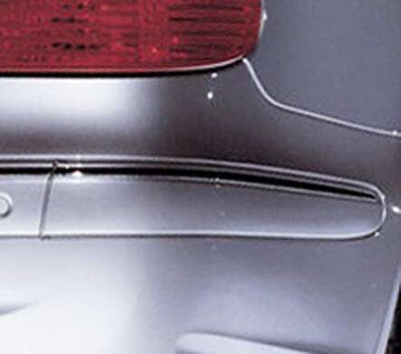 Rear Bumper Molding Chrome Right Side IDFR 1-MB205-12RC for Mercedes Benz W211 E Class 2006-2009