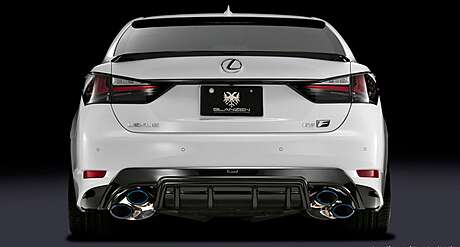 Rear bumper diffuser Silk Blaze for Lexus GS F (original, Japan)