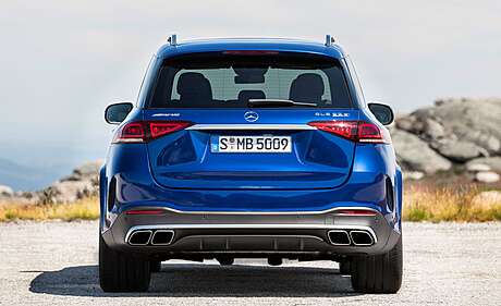 Rear bumper diffuser with nozzles GLE63 AMG for Mercedes GLE W167 (original, Germany)