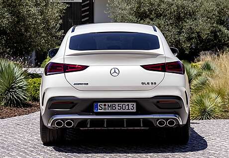 Rear bumper diffuser with nozzles GLE53 AMG for Mercedes GLE Coupe C167 (original, Germany)