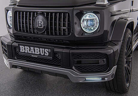 Front bumper spoiler with LED-optics (for G63) Brabus 464-263-00-B Mercedes G63 W464 / W463A new (original, Germany)
