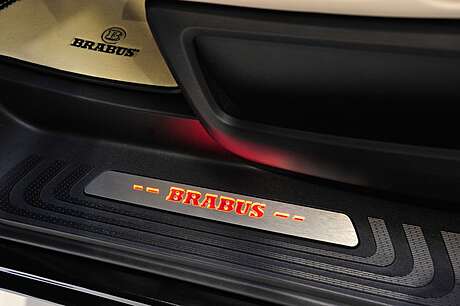 Door sills (rear) (illuminated) Brabus for Mercedes Viano (W447) (original, Germany)