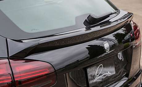Trunk lid spoiler (carbon) Lumma CLR 558 GT for Porsche Cayenne 958 (original, Germany)