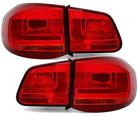 Rear lights diode red Facelift Style for Volkswagen Tiguan 2007-2011