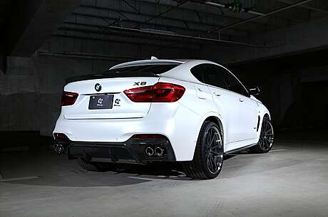 Rear window spoiler 3D Design for BMW X6 F16 (original, Japan)