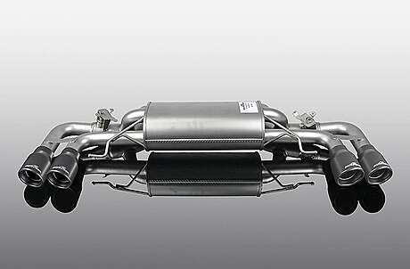 Muffler with carbon tips (for 540i / 540i xDrive) AC Schnitzer 1812330314 for BMW G30 G31 (original, Germany)