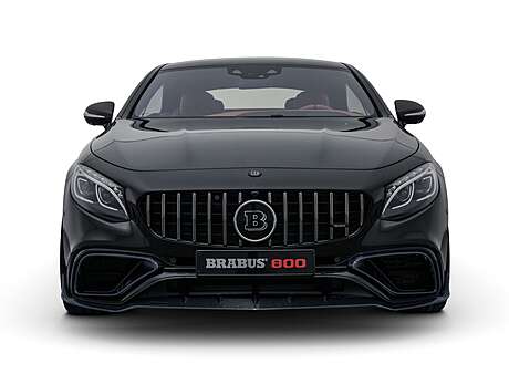 Front bumper spoiler (carbon) Brabus 217-270-00-B for Mercedes S63 AMG Coupe restyling (C217) 2018-2022