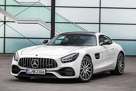 Front bumper with grille for Mercedes AMG GT in 2019 (original, Germany)