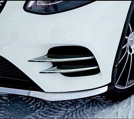 Chrome Front Bumper Moldings IDFR 1-MB332-08C Mercedes Benz X253 GLC Class 2015-2020