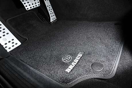 Floor mats (velor) Brabus for Mercedes GLE W167 (original, Germany)