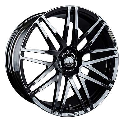 Monoblock wheel F Black Platinum (forged) R21x10.5 Brabus for Mercedes GLE W167 (original, Germany)