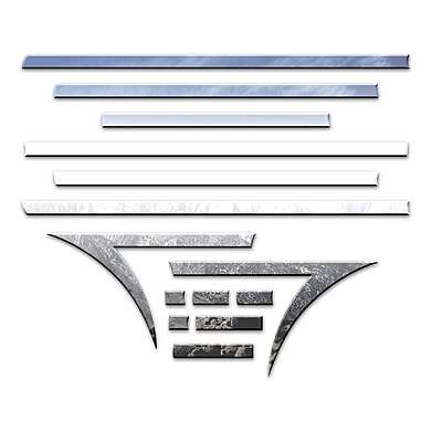 Side linings on the body steel set 14 pcs. LuxuryFX LUXFX0006 for Chrysler 300C 2005-2010
