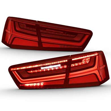 Tail Lights Led Red Anzo 321353 Audi A6 / S6 2012-2018