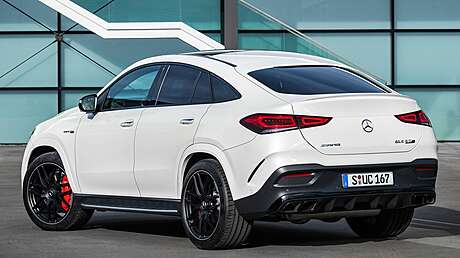 Rear bumper diffuser with nozzles GLE63 AMG for Mercedes GLE Coupe C167 (original, Germany)