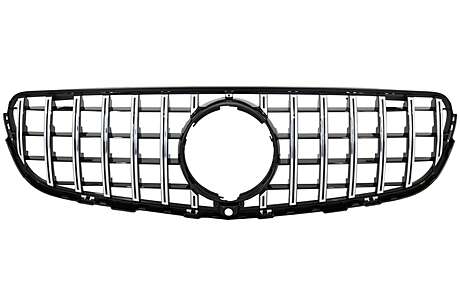 Chrome grille Panamericana Look Mercedes GLC C253 Coupe (2015-2018) Without 360 Camera