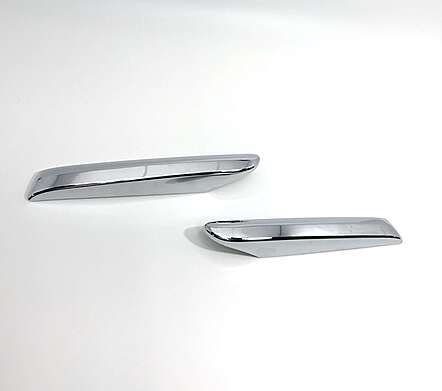 Front bumper moldings chrome IDFR 1-BT604-05C for Bentley Continental GT 2012-2013