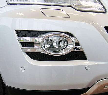 Chrome Fog Lights Cover IDFR 1-MB402-04C Mercedes-Benz W164 2009-2011