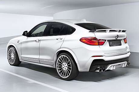 Rear bumper pads Hamann for BMW X4 F26 M-Sport (original, Germany)