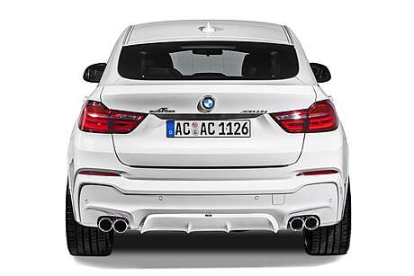 Rear bumper diffuser AC Schnitzer for BMW X4 F26 M-Sport (original, Germany)