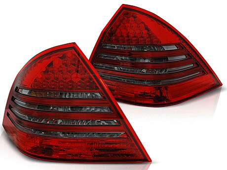 Tail Lights LED Red Smoke Mercedes-Benz W203 C-Class 2000-2007