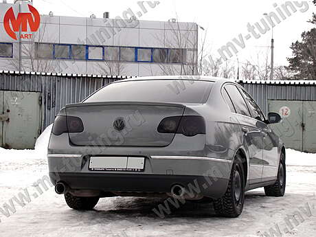 Trunk Lip Spoiler Unpainted MV-Tuning VW Passat B6 2005-2010