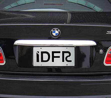 IDFR 1-BW101-17C chrome trim above trunk lid number for BMW E46 4D 1998-2001