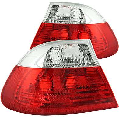 Tail Lights Red Anzo 221217 BMW E46 2D 2000-2003 / M3 2001-2006
