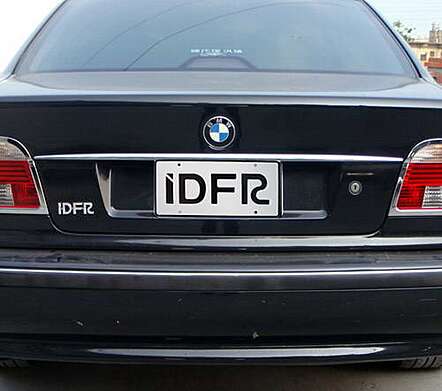 Trunk lid molding chrome IDFR 1-BW201-19C for BMW E39 1996-2003