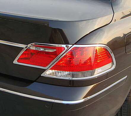 Chrome Tail Lights Trims IDFR 1-BW402-02C BMW E65 2005-2009