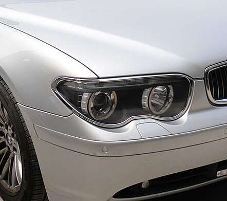 Chrome Headlights Trims IDFR 1-BW401-01C BMW E65 2002-2005